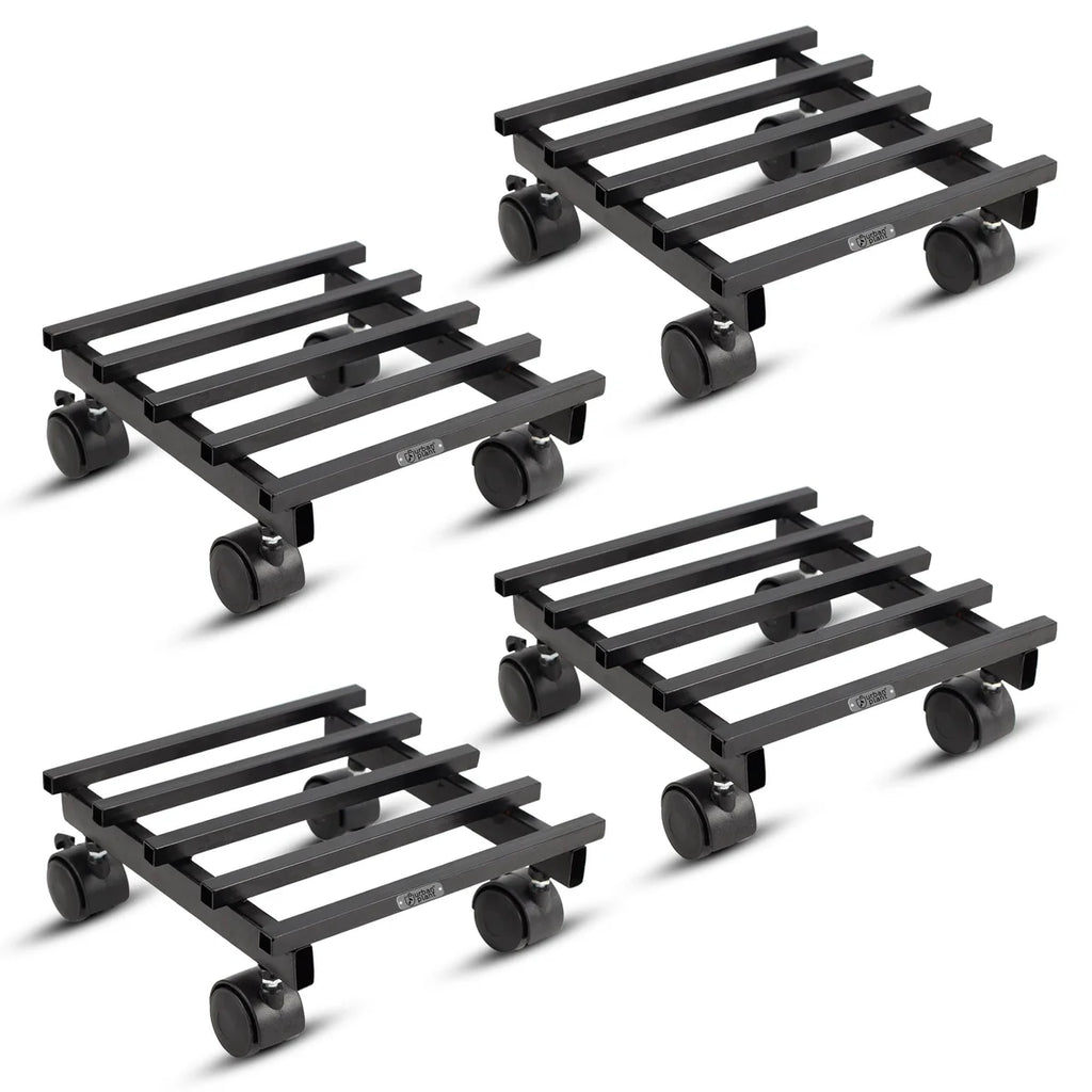 Urban Plant Square Caddy with Wheel Rolling Plant Stand